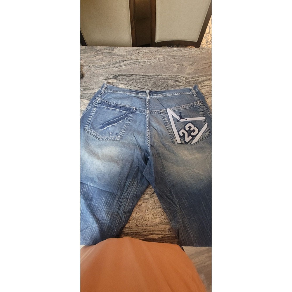 Vintage Nike Air Jordan Baggy Jeans 40x34  ( 40x29) Jumpman Grunge Skate Y2K